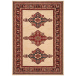 Safavieh Mahal 628 Rug, MAH628 - Creme / Red