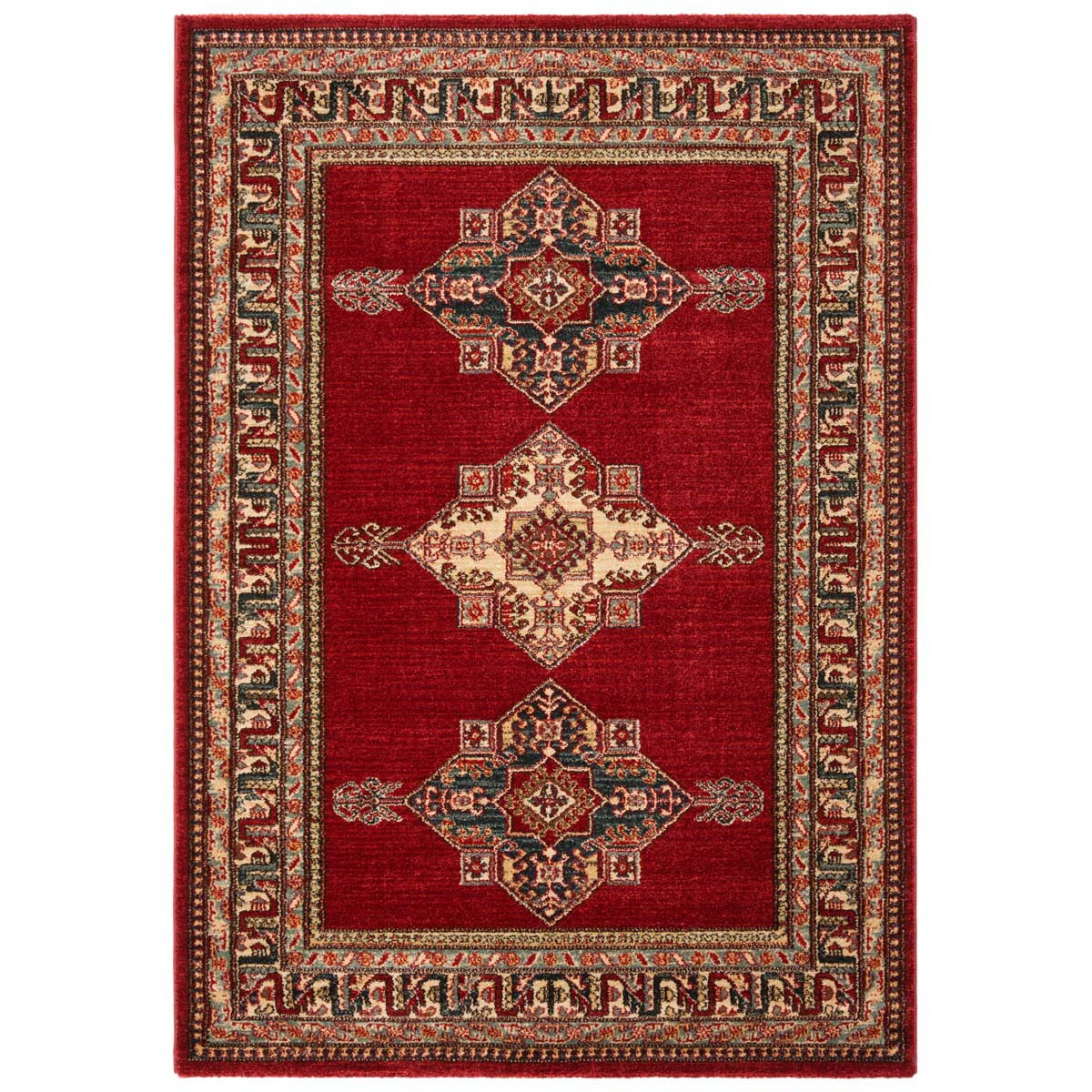 Safavieh Mahal 628 Rug, MAH628 - Red / Creme