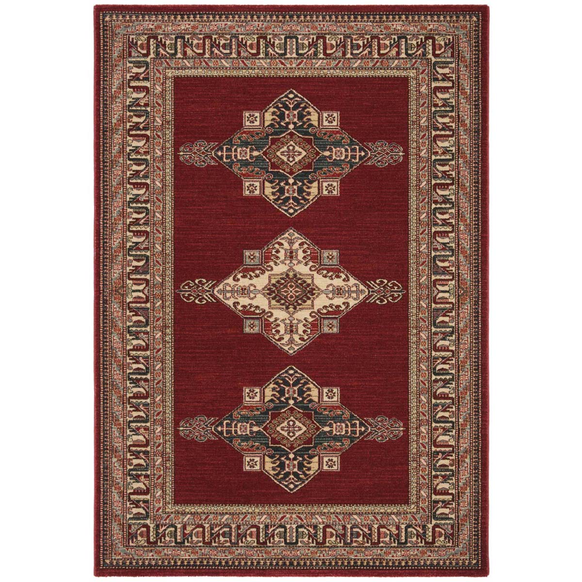 Safavieh Mahal 628 Rug, MAH628 - Red / Creme