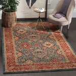 Safavieh Mahal 655 Rug, MAH655 - Navy / Red