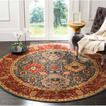 Safavieh Mahal 655 Rug, MAH655 - Navy / Red