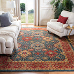 Safavieh Mahal 655 Rug, MAH655 - Navy / Red