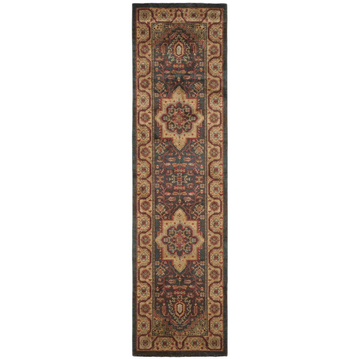 Safavieh Mahal 656 Rug, MAH656 - Navy / Natural