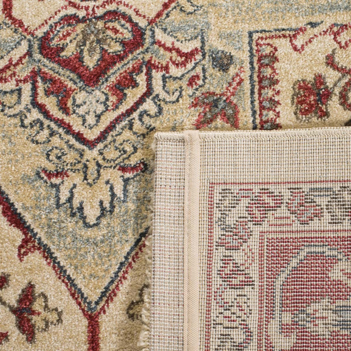 Safavieh Mahal 678 Rug, MAH678 - Creme / Red