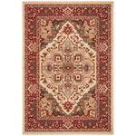 Safavieh Mahal 678 Rug, MAH678 - Creme / Red