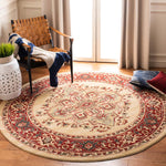 Safavieh Mahal 678 Rug, MAH678 - Creme / Red