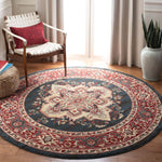 Safavieh Mahal 678 Rug, MAH678 - Navy / Red