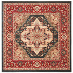 Safavieh Mahal 678 Rug, MAH678 - Navy / Red