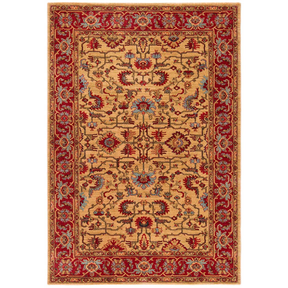 Safavieh Mahal 693 Rug, MAH693 - Beige / Red