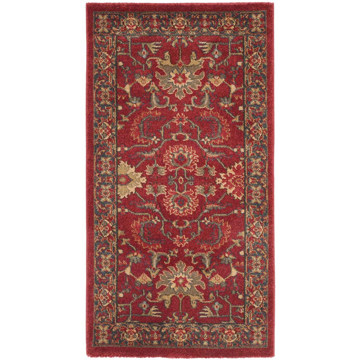 Safavieh Mahal 693 Rug, MAH693 - Red / Navy