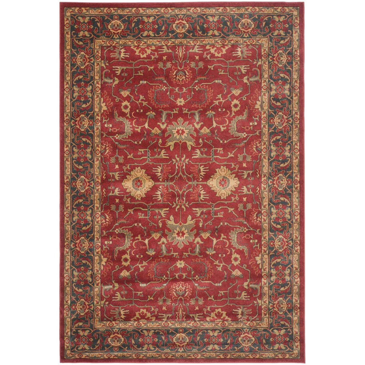 Safavieh Mahal 693 Rug, MAH693 - Red / Navy