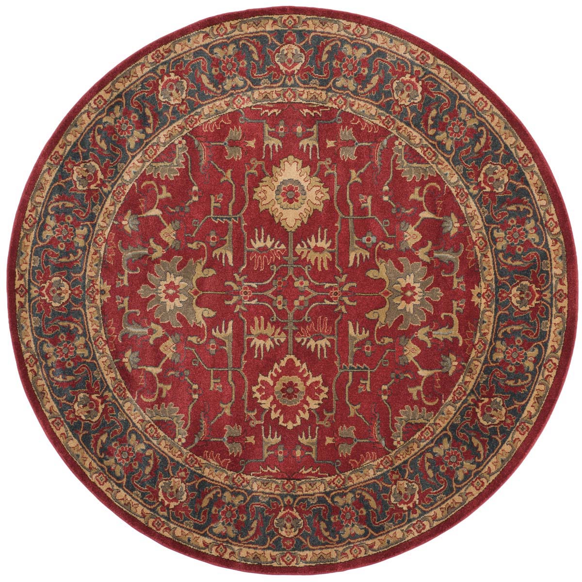 Safavieh Mahal 693 Rug, MAH693 - Red / Navy