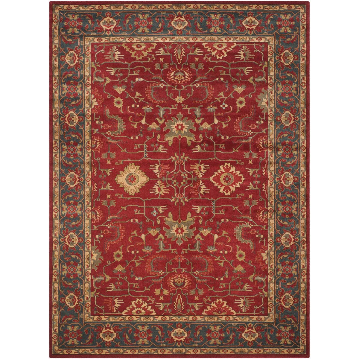 Safavieh Mahal 693 Rug, MAH693 - Red / Navy