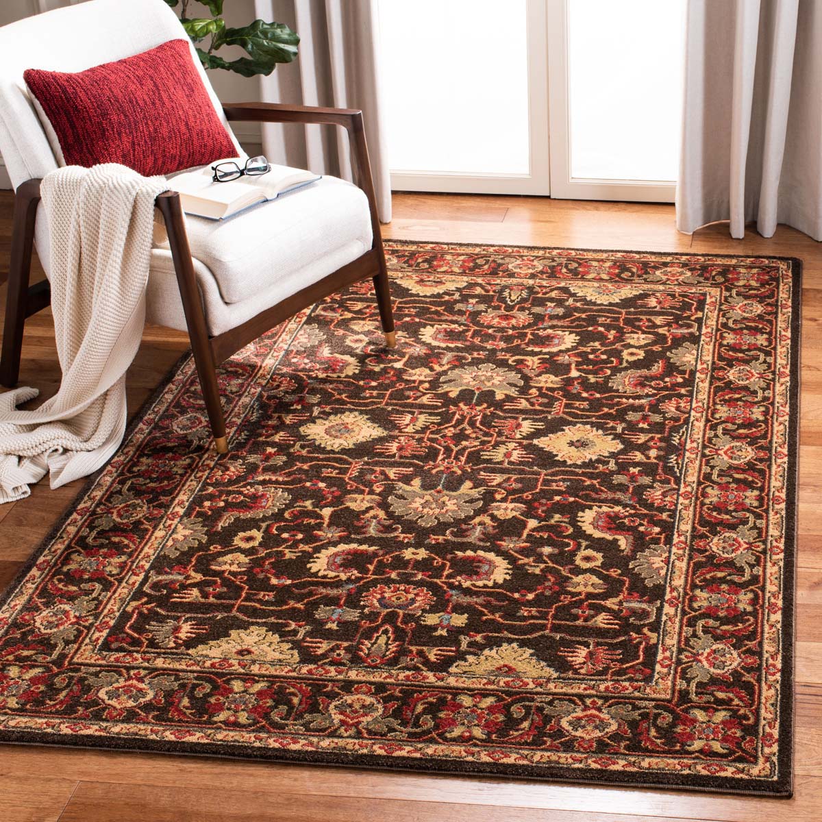 Safavieh Mahal 693 Rug, MAH693 - Brown / Beige