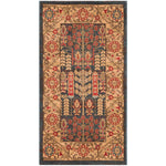 Safavieh Mahal 697 Rug, MAH697 - Navy / Natural