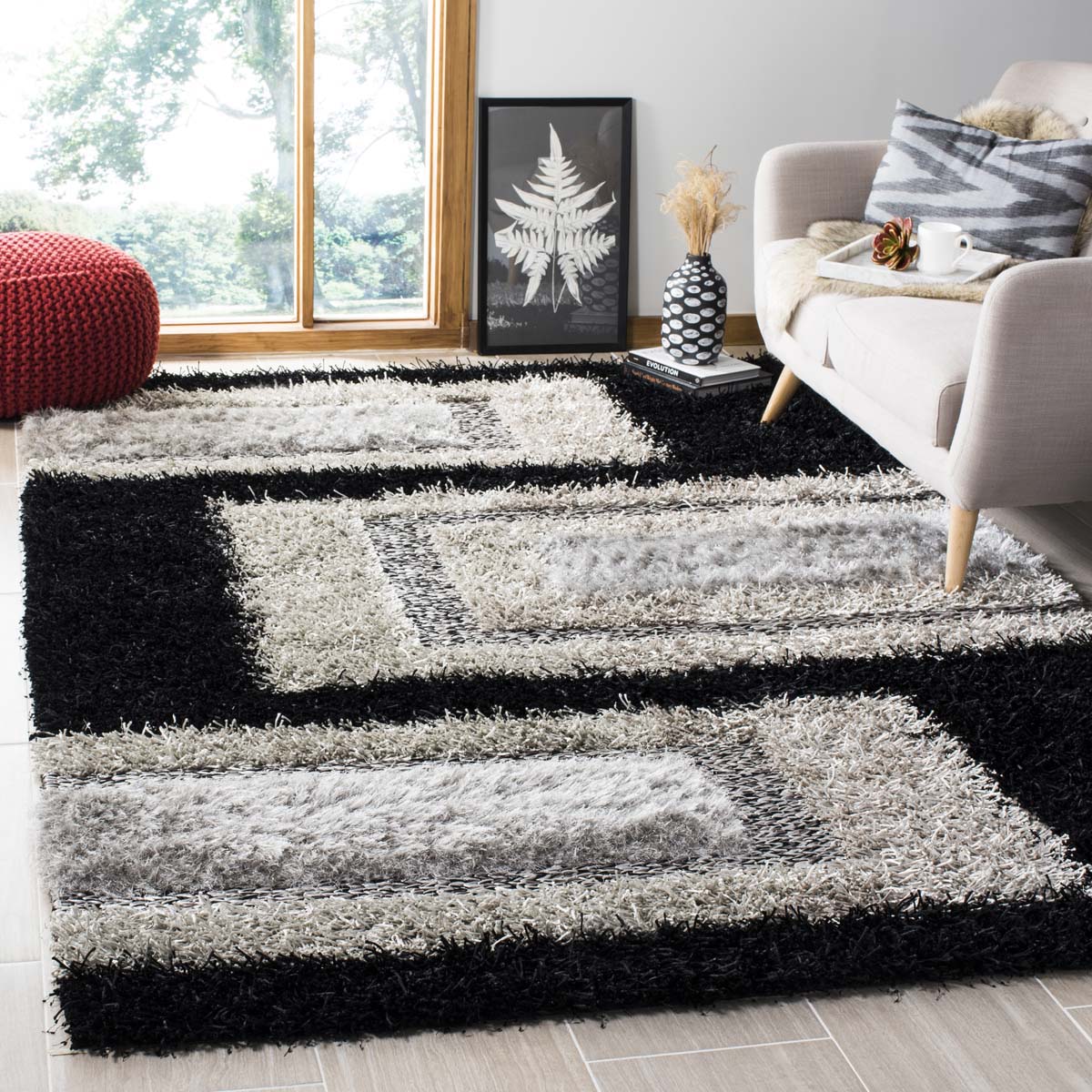 Safavieh Manhattan 522 Rug, MAN522 - Tan / Ivory