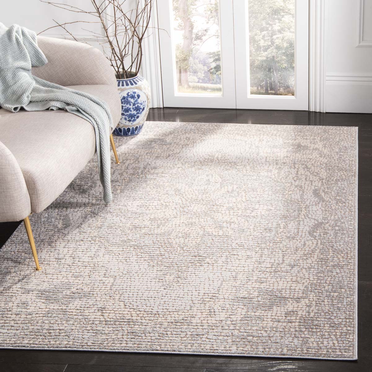 Safavieh Marseille 400 412 Rug, MAR412 - Silver / Ivory