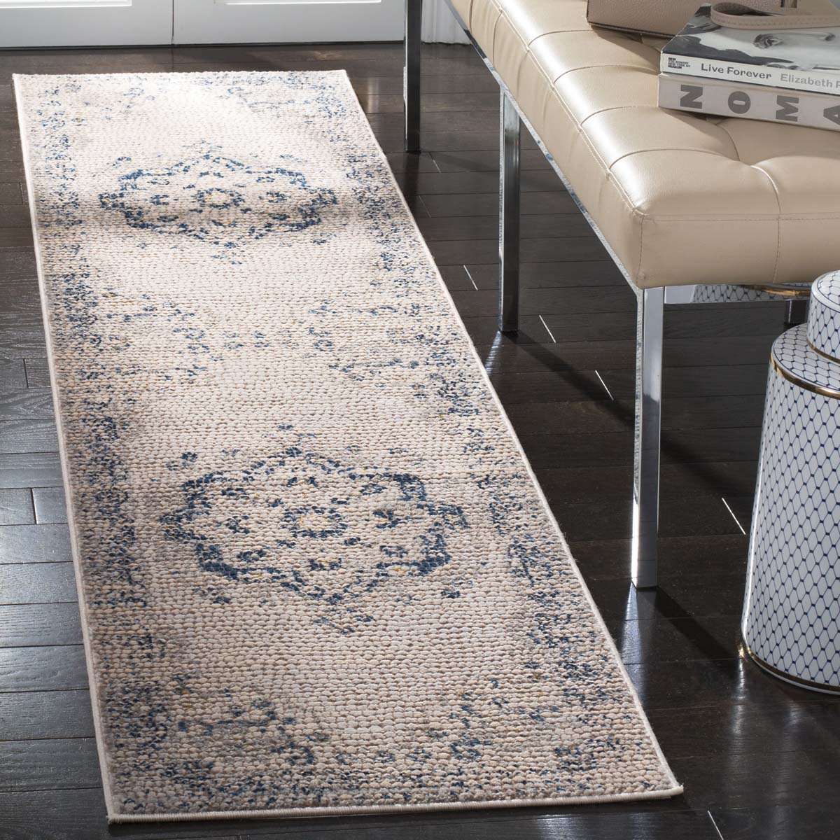 Safavieh Marseille 400 412 Rug, MAR412 - Navy / Ivory