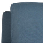 Safavieh Hollywood Glam Acrylic Tufted Blue Club Chair W/ Silver Nail Heads , MCR4213 - Blue / Clear