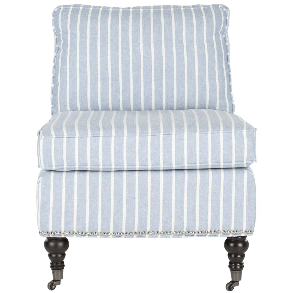 Safavieh Randy Slipper Chair , MCR4584 - Blue / White
