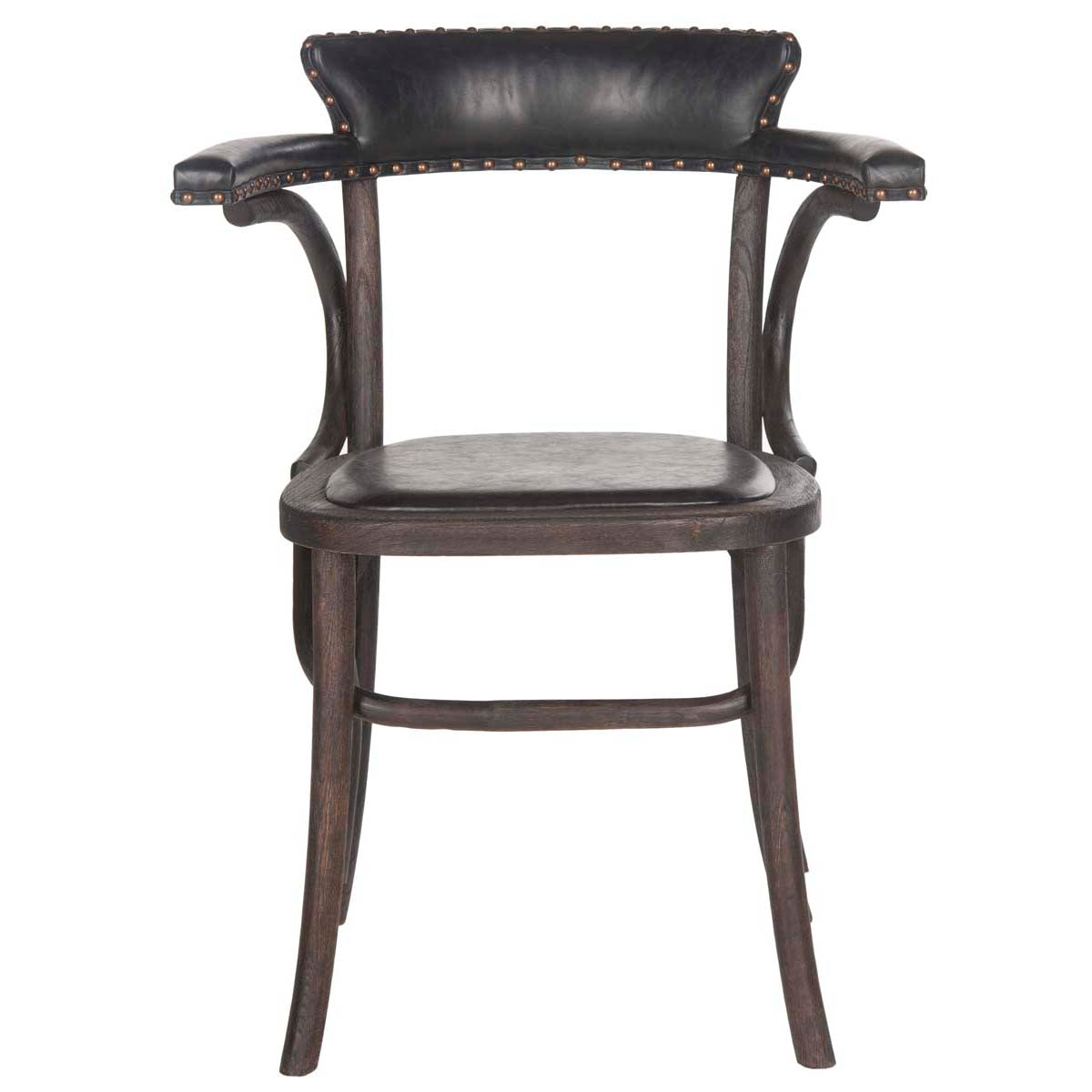 Safavieh Kenny 19''H Arm Chair , MCR4689 - Antique Black