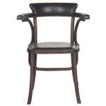 Safavieh Kenny 19''H Arm Chair , MCR4689 - Antique Black