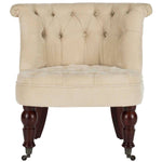 Safavieh Carlin Tufted Chair , MCR4711 - Natural Cream