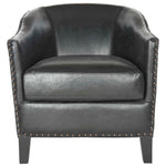 Safavieh Evander Club Chair , MCR4732 - Antique Black