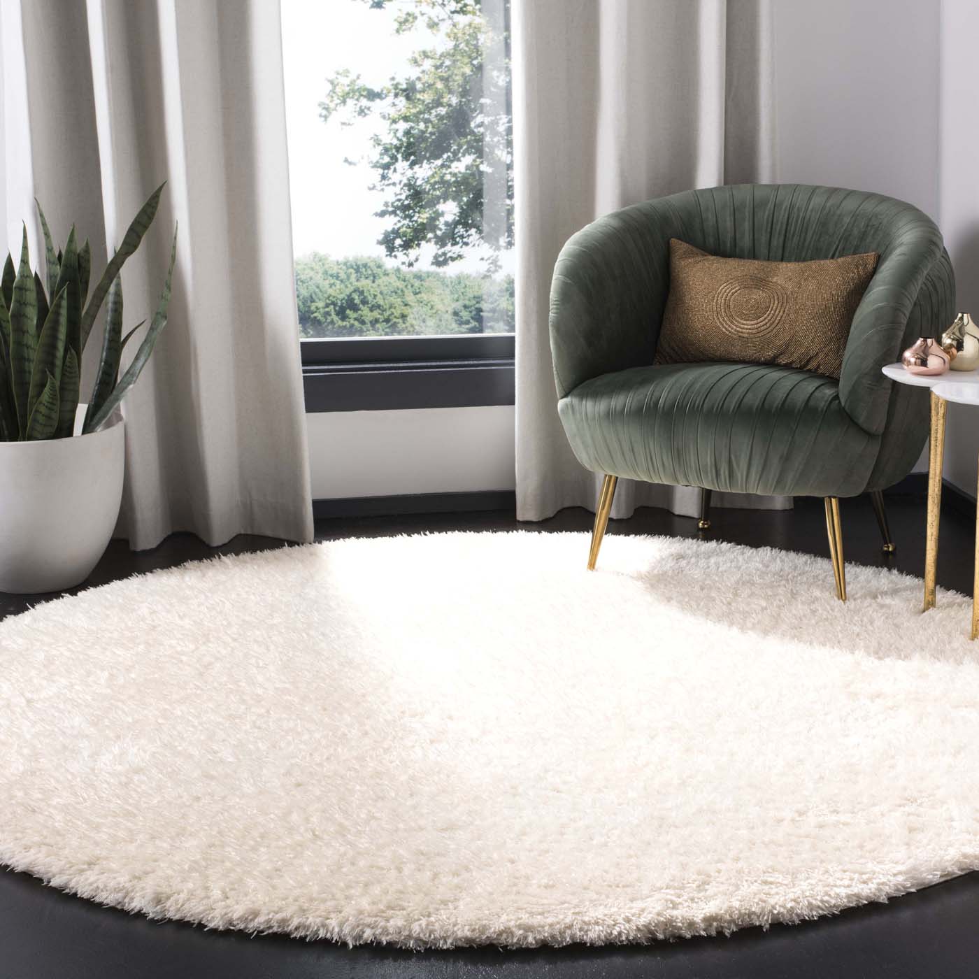 Safavieh Madrid Shag 256 Rug, MDG256 - Ivory