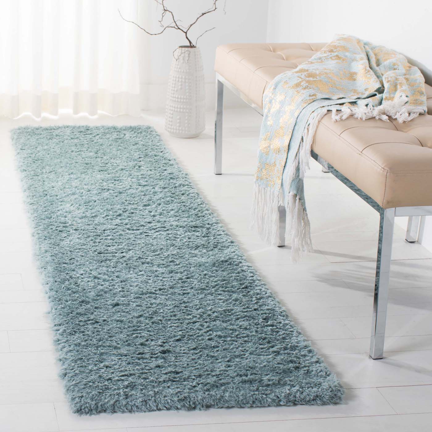 Safavieh Madrid Shag 256 Rug, MDG256 - Aqua