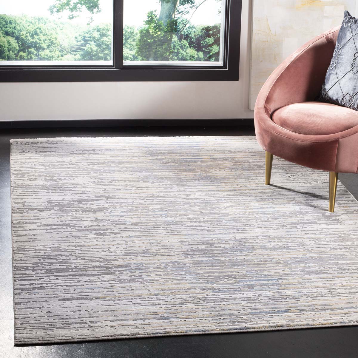 Safavieh Meadow 100 179 Rug, MDW179 - Grey / Gold