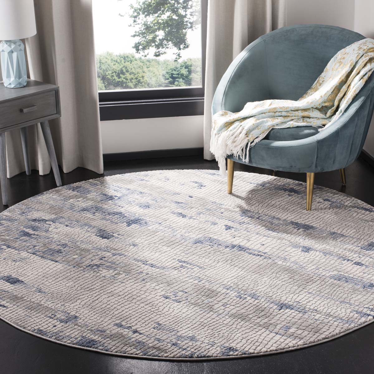 Safavieh Meadow 100 182 Rug, MDW182 - Grey / Navy