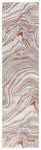 Safavieh Meadow 564 Rug, MDW564 - Rust / Ivory