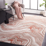 Safavieh Meadow 564 Rug, MDW564 - Rust / Ivory