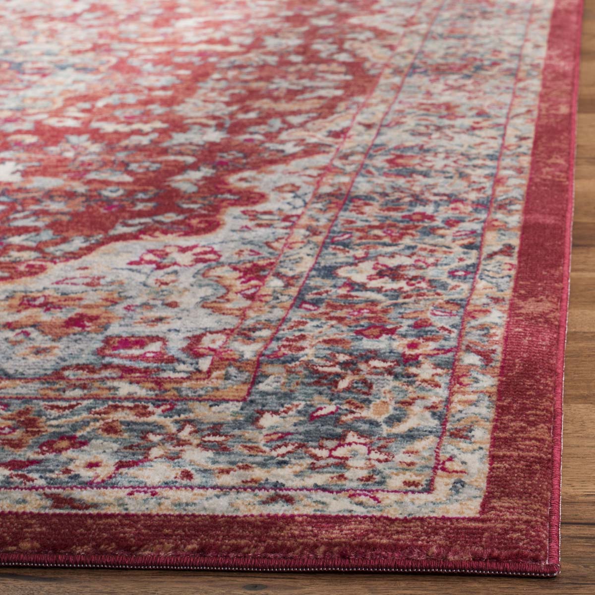 Safavieh Merlot 300 311 Rug, MER311 - Red / Aqua