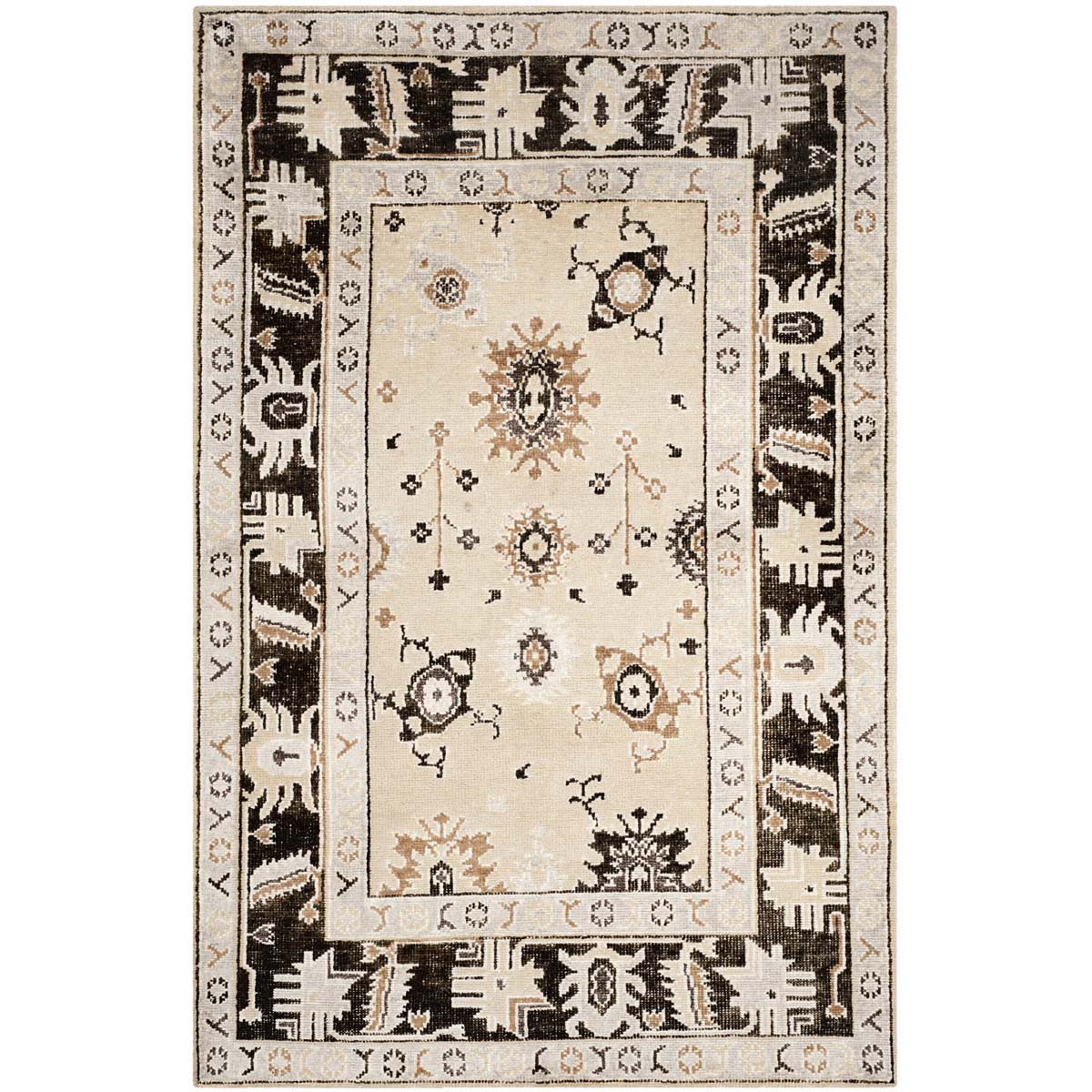 Safavieh Maharaja 254 Rug, MHJ254 - Beige / Charcoal