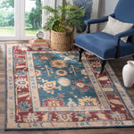 Safavieh Maharaja 254 Rug, MHJ254 - Blue / Red