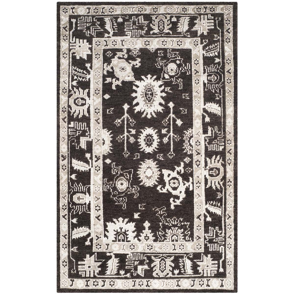 Safavieh Maharaja 254 Rug, MHJ254 - Charcoal / Charcoal