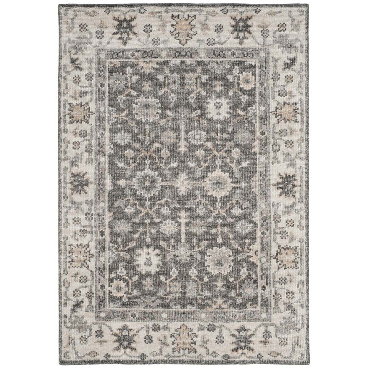 Safavieh Maharaja 409 Rug, MHJ409 - Charcoal / Ivory