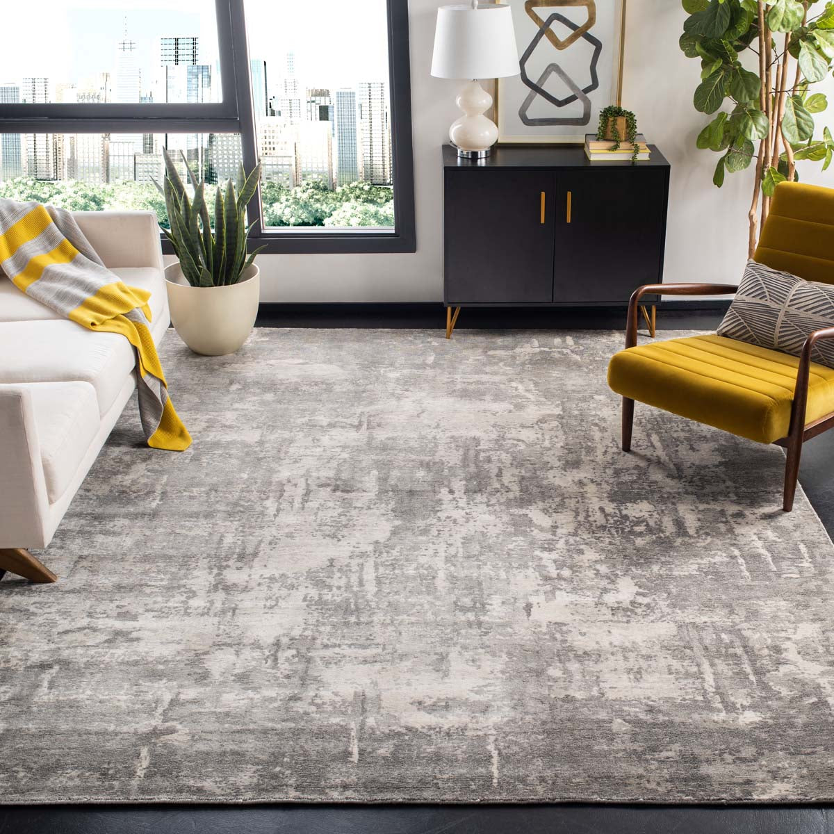 Safavieh Mirage 336 Rug, MIR336 - Grey / Silver