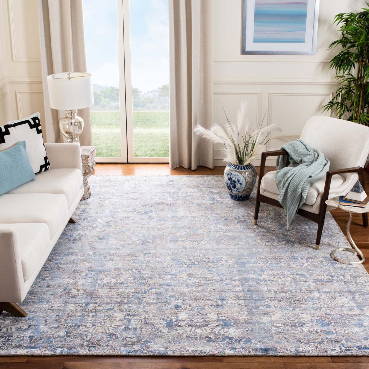 Safavieh Mirage 735 Rug, MIR735 - Navy / Ivory