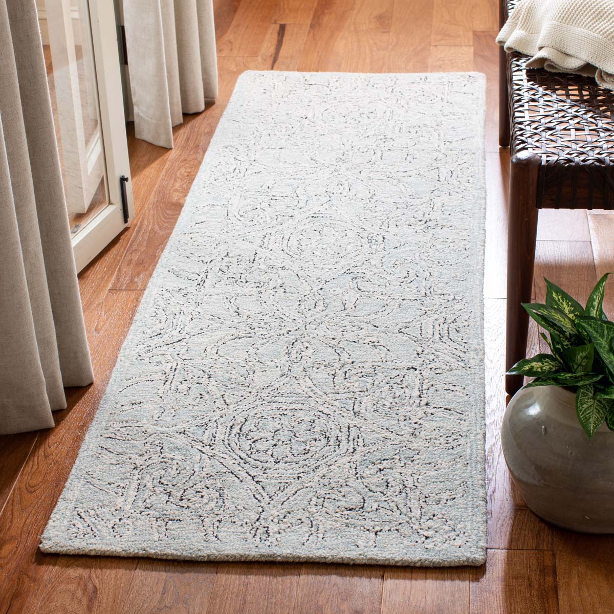 Safavieh Micro-Loop 152 Rug, MLP152 - Grey / Ivory