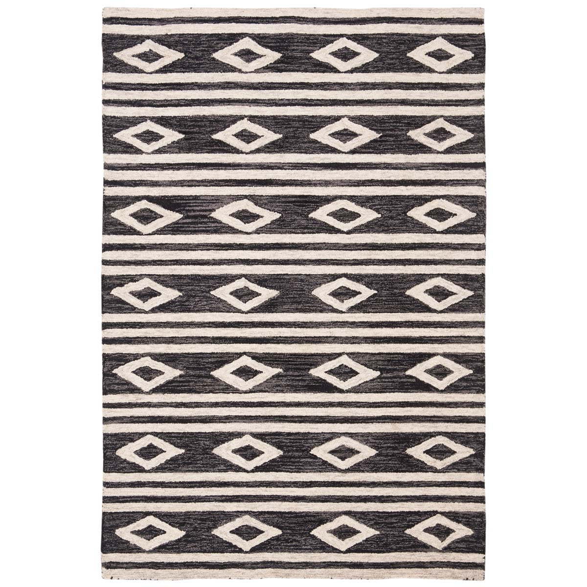 Safavieh Micro-Loop 153 Rug, MLP153 - Charcoal / Ivory