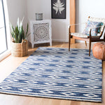 Safavieh Micro-Loop 153 Rug, MLP153 - Navy / Ivory