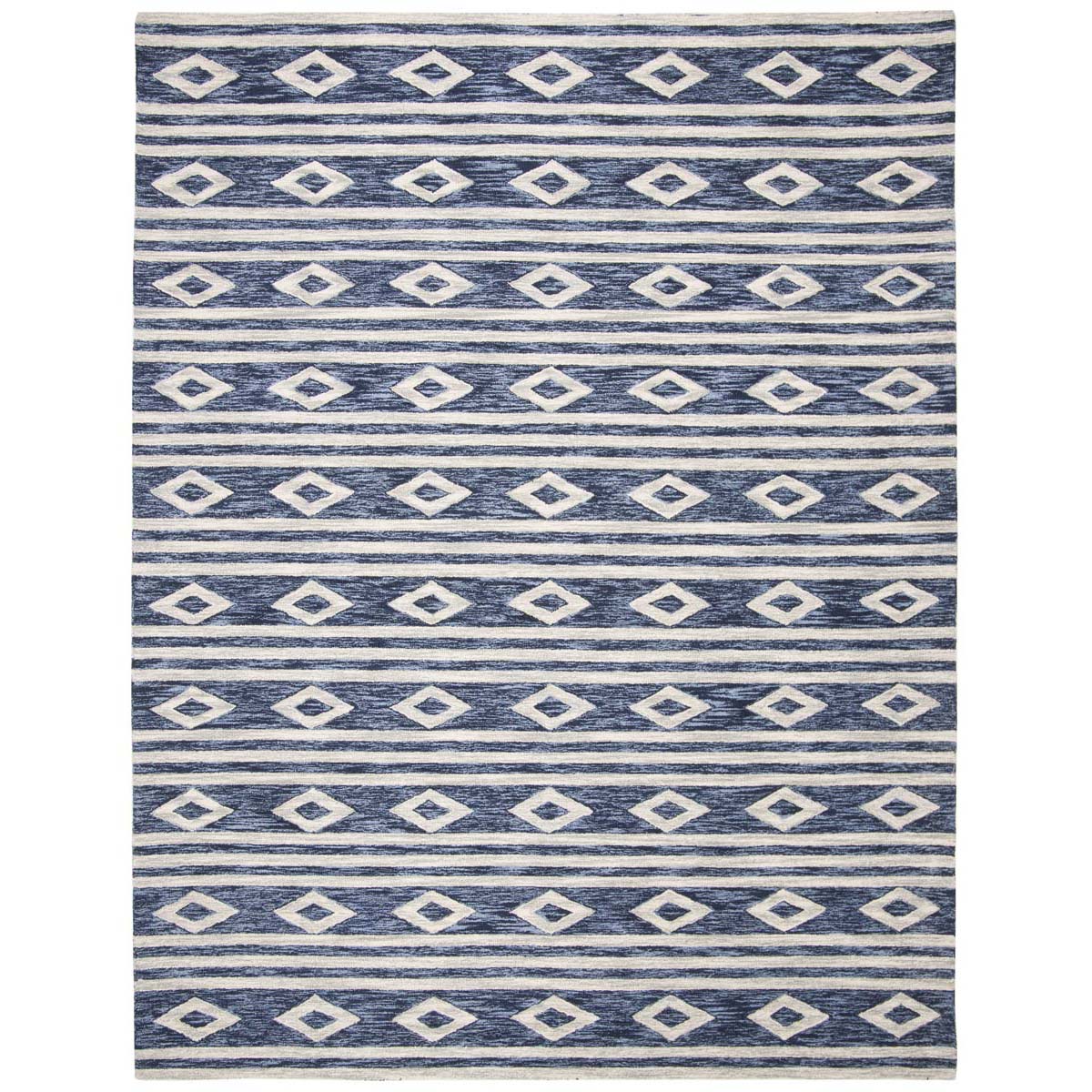 Safavieh Micro-Loop 153 Rug, MLP153 - Navy / Ivory