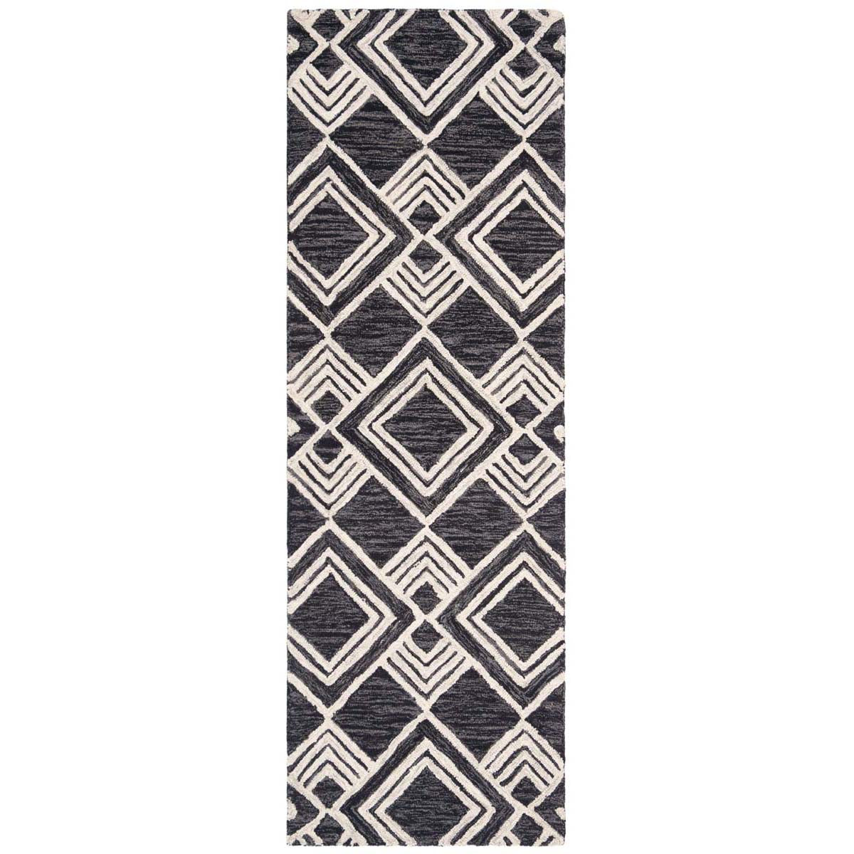 Safavieh Micro-Loop 154 Rug, MLP154 - Charcoal / Ivory