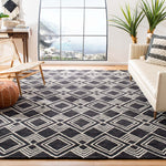 Safavieh Micro-Loop 154 Rug, MLP154 - Charcoal / Ivory