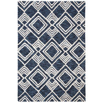 Safavieh Micro-Loop 154 Rug, MLP154 - Navy / Ivory