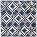 Safavieh Micro-Loop 154 Rug, MLP154 - Navy / Ivory