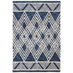 Safavieh Micro-Loop 155 Rug, MLP155 - Navy / Ivory